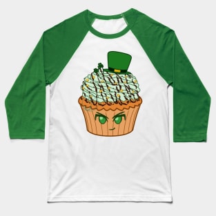 Desserts - St Patrick Cupcake Baseball T-Shirt